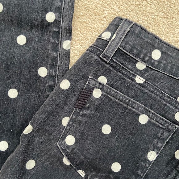 Like new Paige black with white dot verdugo skinny jeans size 26 - Picture 7 of 7